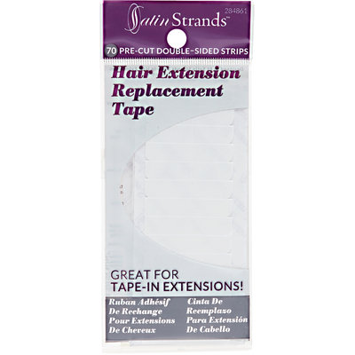 Satin Strands Hair Extension Replacement Tape Strips