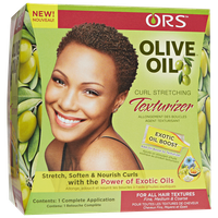 Organic Root Stimulator Olive Oil Curl Stretching Texturizer Kit