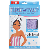 The Original Turbie Twist® Super Absorbent Hair Tower - Cotton