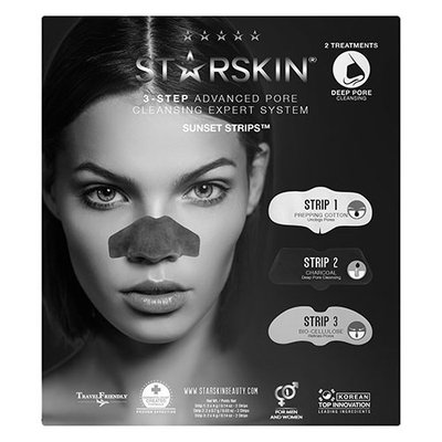 STARSKIN Sunset Strips 3-Step Advanced Blackhead Expert System