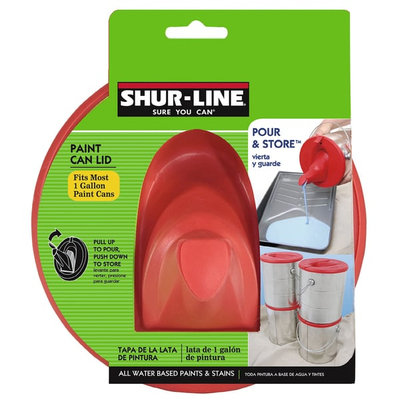 Shur-Line Pour and Store Paint Lid (Red, 6-1/4in L). Model: 1783844