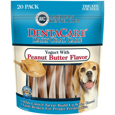 Cherrybrook AKC DentaCare Sticks - Peanut Butter and Yogurt Flavor 20 pack