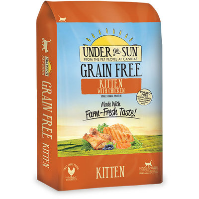 Under The Sun Grain Free Kitten Food Made With Farm-Raised Chicken, 2.5 lbs.