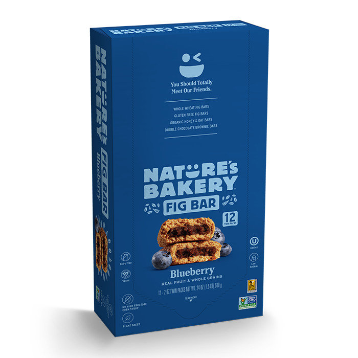 Nature's Bakery Fig Bar Whole Wheat Blueberry - 12 CT ...
