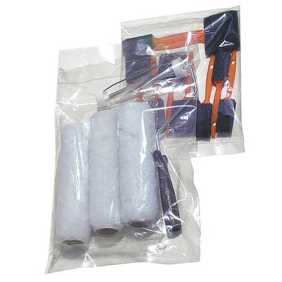Value Brand 40F1416 Lay Flat Poly Bag, LDPE, 16InL, 14InW, PK500