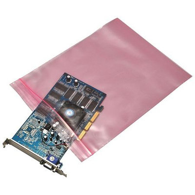 Value Brand FASST40408 Reclosable Bag, Pink, 8 In.L, 4 In.W, PK1000
