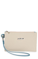 Longchamp Roseau Flat Cosmetics Case, Size One Size - Ivory