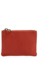 Madewell Small Leather Pouch, Size One Size - Tiger Lily