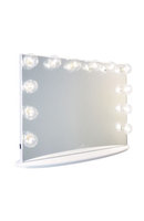 Impressions Vanity Co. Hollywood Glow(TM) Plus Vanity Mirror, Size One Size - Glossy White