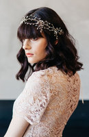 Veil Trends J-Picone Morisette Crystal & Imitation Pearl Headband, Size One Size - Metallic