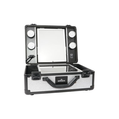 Impressions Vanity Co. Slaycase(TM) Vanity Travel Case, Size One Size - Sparkling Silver