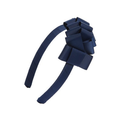 Milledeux Grosgrain Bow Headband, Size One Size - Blue