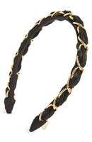 Tasha Woven Link Headband, Size One Size - Grey