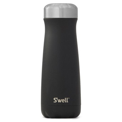 Swell S'Well Traveler Onyx Insulated Stainless Steel Water Bottle, Size 20 oz - Black
