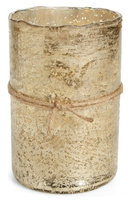 Himalayan Trading Post Scented Gold Hurricane Candle, Size One Size - Metallic