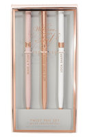 Ted Baker Twist Ballpoint Pen, Set of 3