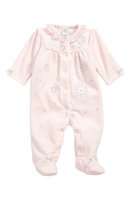 Little Me Girls' Snowflake Footie - Baby