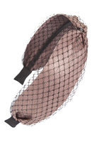 Cara Mesh Headband, Size One Size - Brown