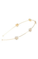 Tasha Mini Rose Skinny Headband, Size One Size - Metallic