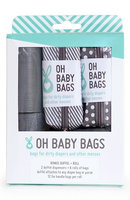 Infant Oh Baby! Portable Clip-On Dispenser & Bag Set, Size One Size - Grey