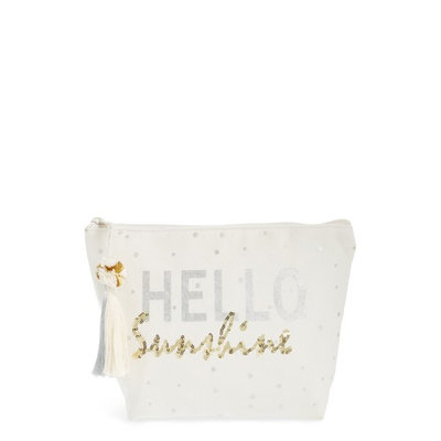 Shiraleah Hello Sunshine Sequin Cosmetic Pouch, Size One Size - Multi