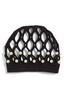 Gucci Imitation Pearl Hair Net, Size Medium - Black