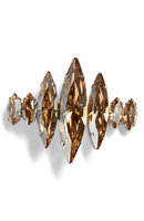 L. Erickson Spiked Crystal Barrette, Size One Size - Metallic