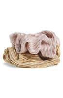 Tasha 2-Pack Metallic Scruchies, Size One Size - Metallic