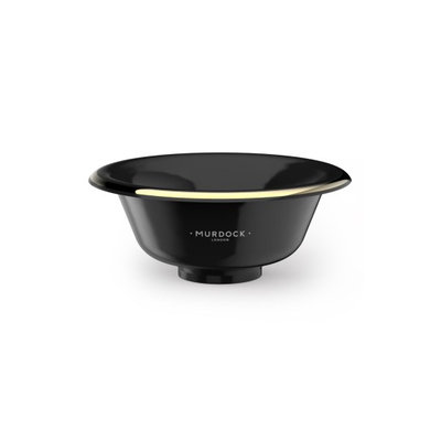 Murdock London Shaving Bowl With Silver Rim Ebony