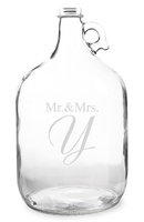 Cathys Concepts Cathy's Concepts Mr. & Mrs. Wedding Wishes In a Bottle Jar ()