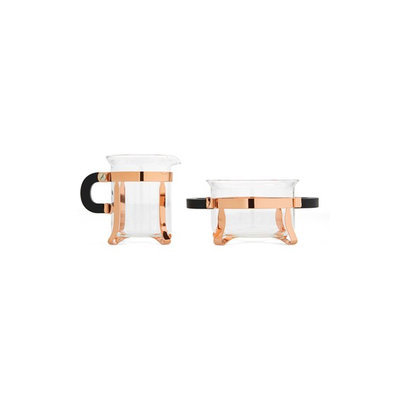 Bodum Chambord Copper Collection Sugar and Creamer Set