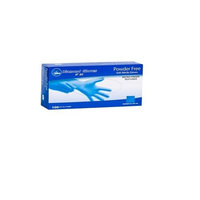 Diamond Gloves Advance Blue Industrial Powder Free Nitrile Gloves (Pack of 10)