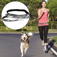 Boss Pet Products Boss Pet Leash Belt Hands-Free Dog Run Walk Jog Push Stroller Gray All-Weather (Fits up to 58