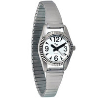 Tel-Time Low Vision Watch- Womens with Expansion Band