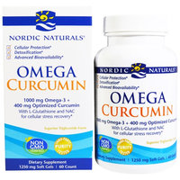 Nordic Naturals Omega Curcumin -- 1250 mg - 60 Softgels