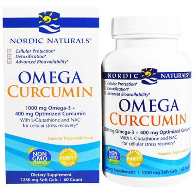 Nordic Naturals Omega Curcumin -- 1250 mg - 60 Softgels
