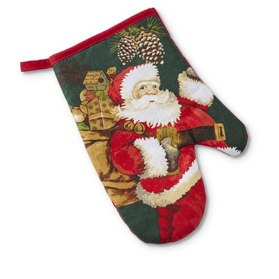 Trim A Home® Christmas Oven Mitt - Santa u0026 Presents