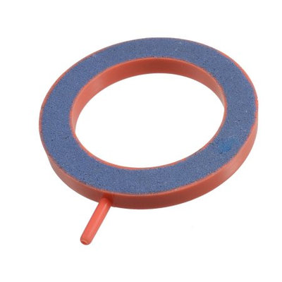 Fish Tank Aquarium Pond Releases Bubbles Air Stone Maroon Blue