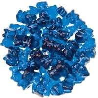 Bayside Candy Royal Blue Raspberry Gummy Bears, 10LBS