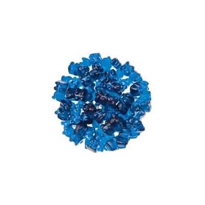 Bayside Candy Royal Blue Raspberry Gummy Bears, 10LBS