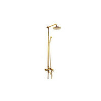 Aoace Ti-pvd Wall Mount Waterfall Rainfall + Handheld Shower Faucet