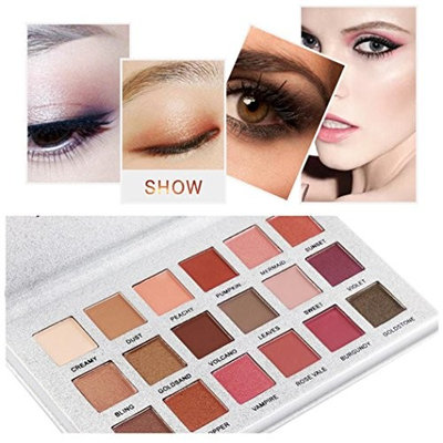 Women's Eyeshadow Palettes, Iuhan 18 Colors Eyeshadow Palette Luxury Golden Matte Nude Eye Shadow Palettes Fashion