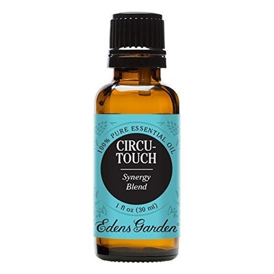 Edens Garden Circu-Touch 30 ml 100% Pure Therapeutic Grade GC/MS Tested (Cypress, Peppermint, Sweet Marjoram, Basil, Grapefruit, Lavender)
