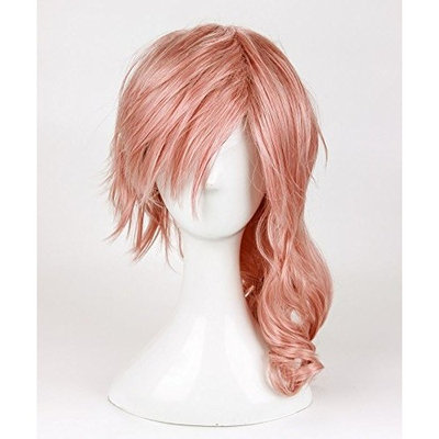 Cosplay Wig for Long Mix Pink Wig Final Fantasy Lightning Srah Wig Heat Resistant Fiber Party Wigs