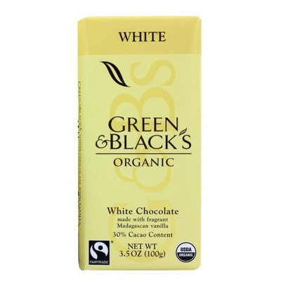 Green & Black's Organic - White Chocolate Bar 30% Cocoa - 3.5 oz(pack of 4)