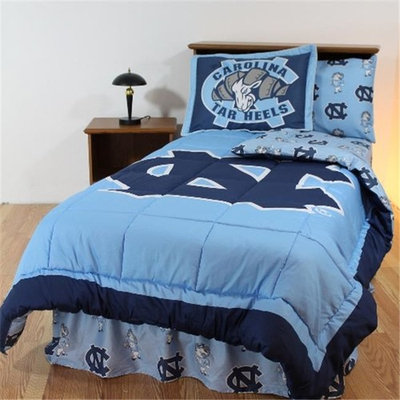 College Covers NCUBBKGW UNC Bed in a Bag King- With White Sheets