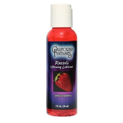 California Fantasies Razzels Strawberry Lube 2oz