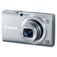 Canon - PowerShot A4000 IS 160-Megapixel Digital Camera - Silver