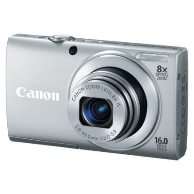 Canon - PowerShot A4000 IS 160-Megapixel Digital Camera - Silver