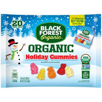 Black Forest Organic Holiday Gummy Candy, Assorted Fruit Flavors, 0.6 Ounces